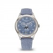 PATEK PHILIPPE COMPLICATIONS ANNUAL CALENDAR MOON PHASE BLUE-GRAY SHANTUNG