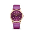 18RG PATEK PHILIPPE CALATRAVA PURPLE DIAL PURPLE STRAP