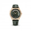 18R PATEK PHILIPPE WORLD TIME DIA BEZEL GREEN
