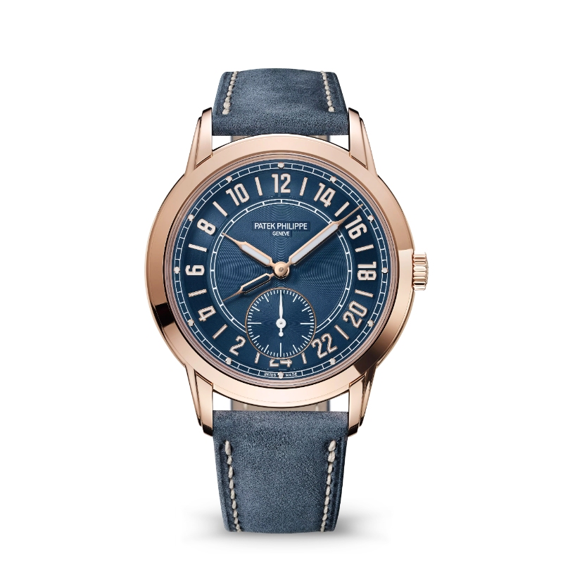 PATEK PHILIPPE CALATRAVA TRAVEL TIME RG BLUE