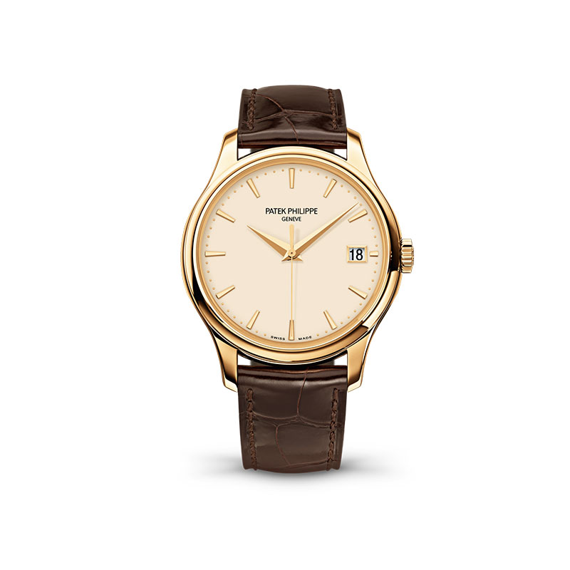 18Y PATEK PHILIPPE CALATRVA 39MM CHOCO BROWN STRAP
