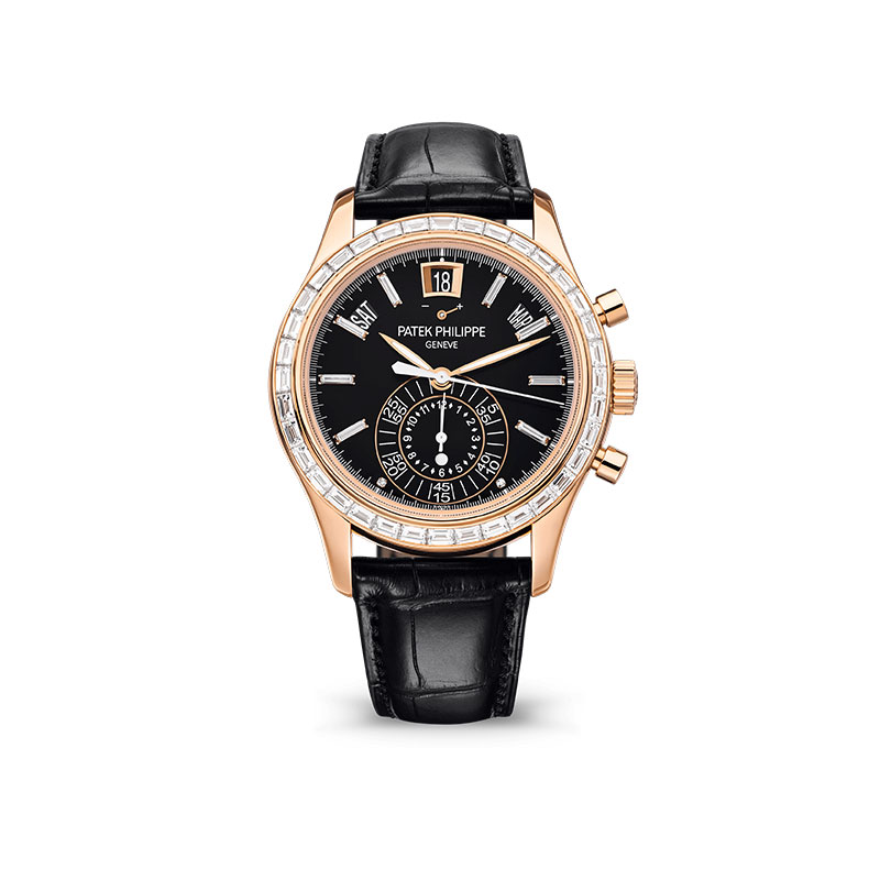 18R PATEK PHILIPPE CHRONO ANNUAL CALENDAR BLACK WATCH