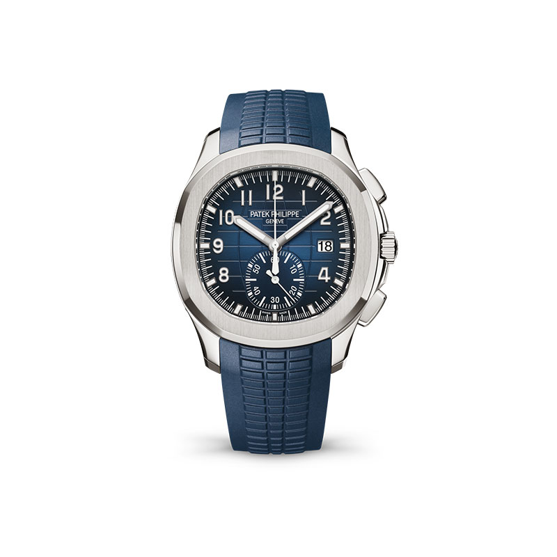 18W PATEK PHILIPPE AQUANAUT CHRONOGRAPH BLUE WATCH