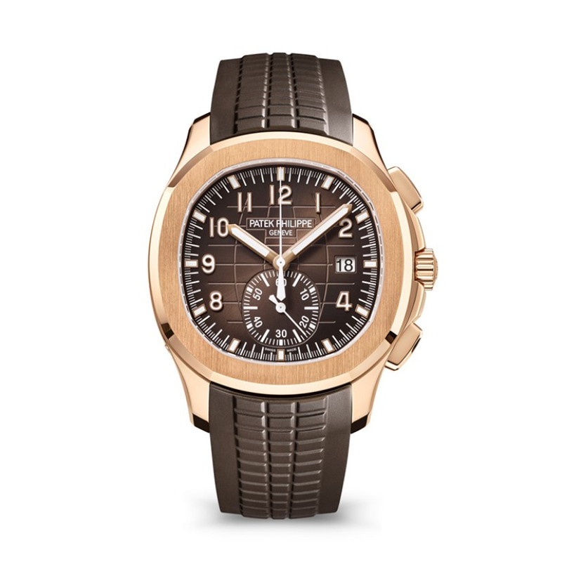 18R PATEK PHILIPPE AQUANAUT CHRONOGRAPH WATCH