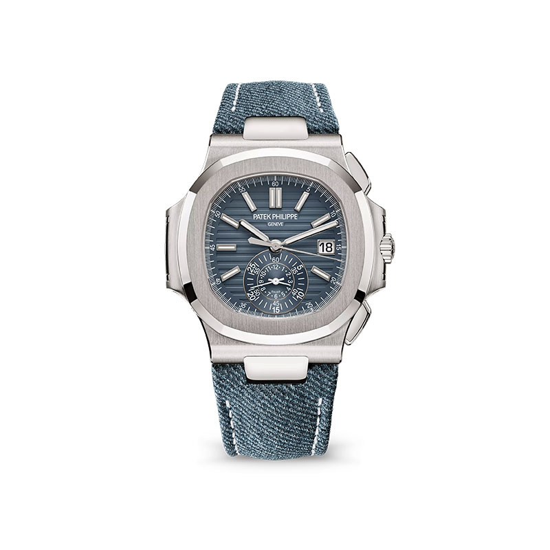 PATEK PHILIPPE NAUTILUS FLY-BACK CHRONO BLUE-GRAY