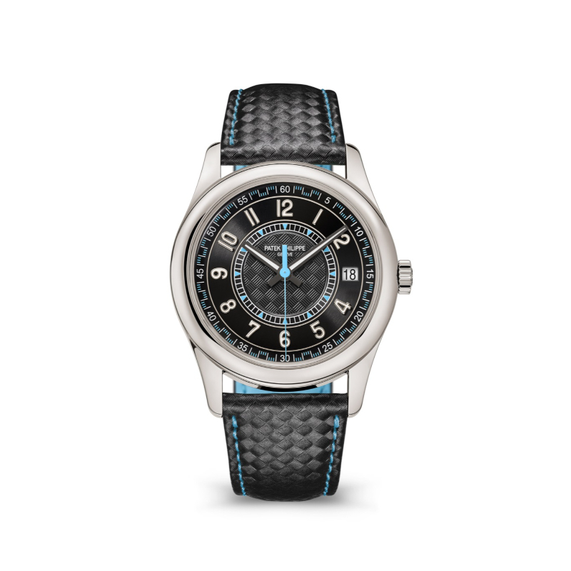 PATEK PHILIPPE CALATRAVA BLACK/SKY BLUE DIAL STRAP