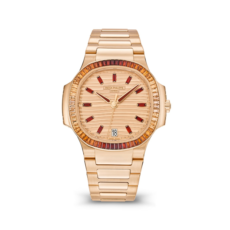 18R PATEK PHILIPPE LADIES NAUTILUS WATCH SPESSARTI