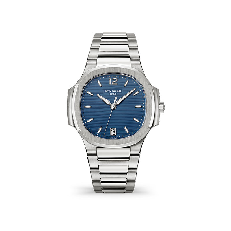 PATEK PHILIPPE NAUTILUS BLUE DIAL BRACELET  WATCH