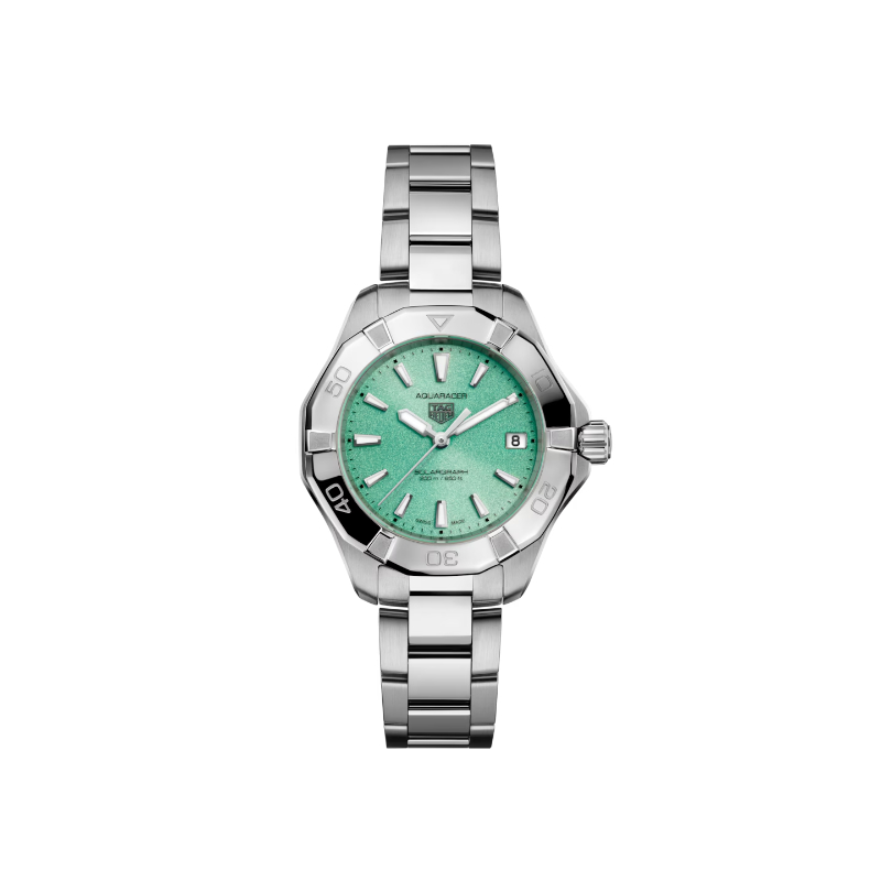 TAG HEUER AQUARACER 34MM POLAR BLUE DIAL BRACELET
